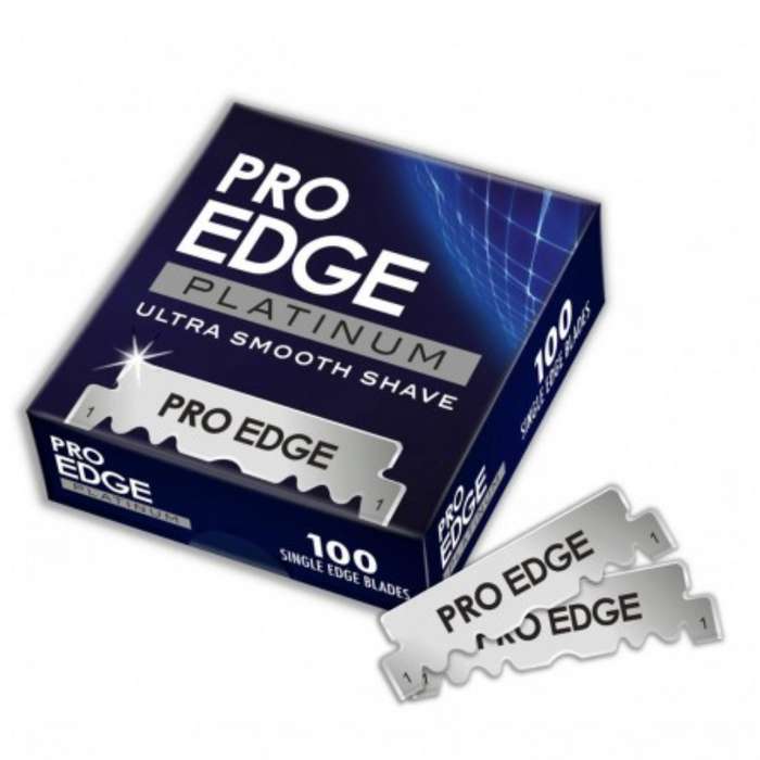 Pro Edge – Platinum Ultra Smooth Shave Single Edge Blades