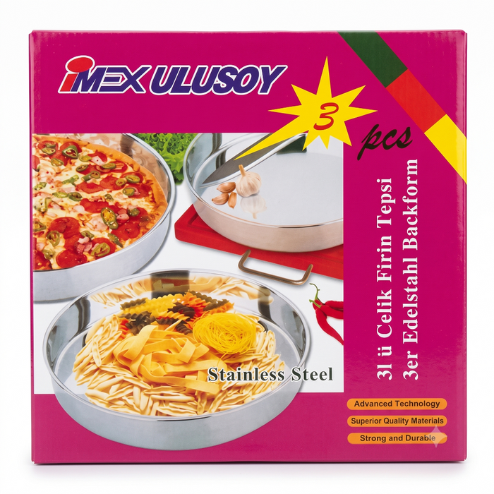 Imexulusoy – Stainless Steel 3pcs