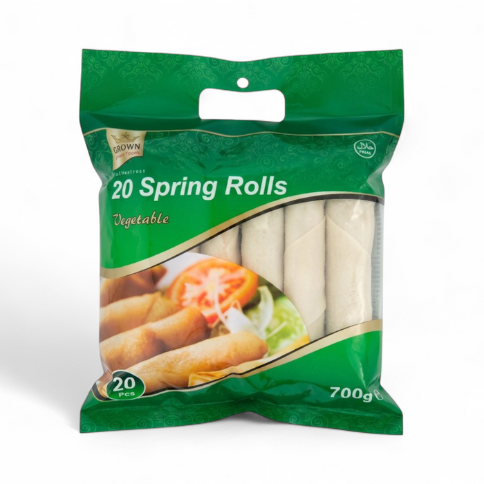 Frozen Crown – Vegetable Spring Rolls (20pcs) 700gm (Only Berlin Delivery)