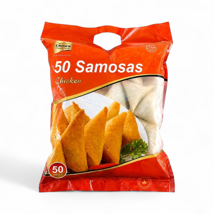 Frozen Crown – Chicken Samosas (50pcs) 1750gm (Only Berlin Delivery)