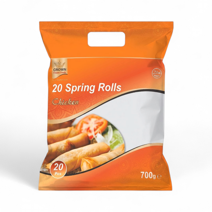 Frozen Crown – Chicken Spring Rolls (20pcs) 700gm (Only Berlin Delivery)