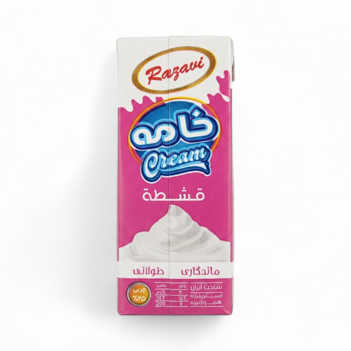 Razavi – Full Fat Heavy Milk Cream 200ml