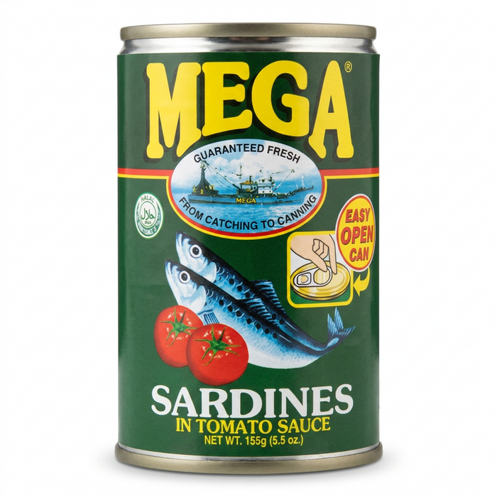 Mega - Sardines In Tomato Sauce 155gm