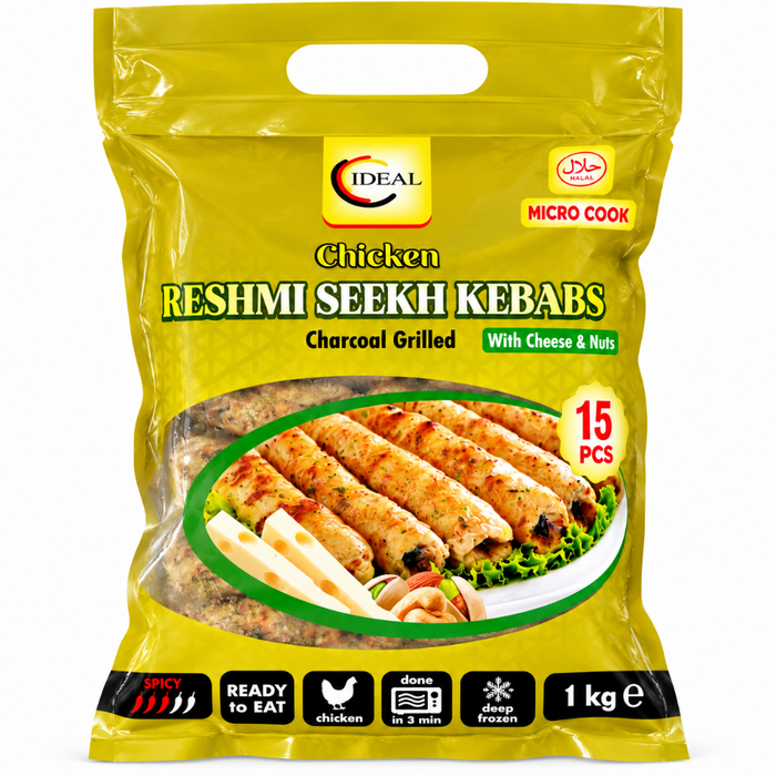 Frozen Ideal Chicken Reshmi Chicken Kebabs (15pcs) 1kg - Only Berlin Delivery