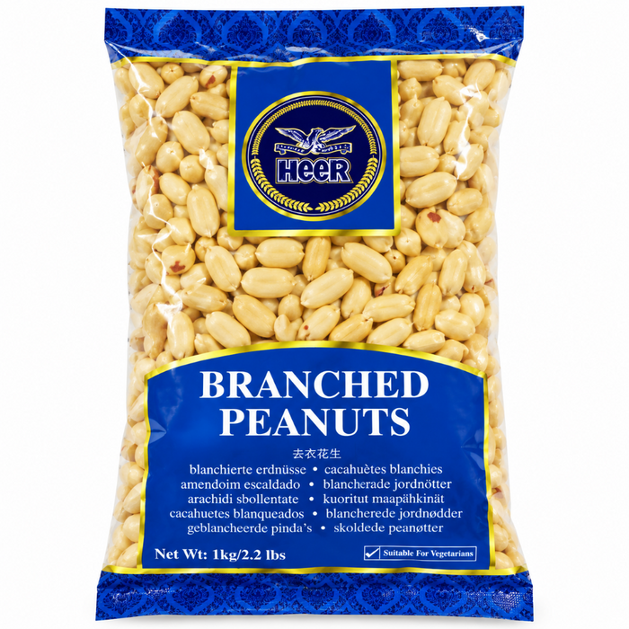 Heera Blanched (White) Peanuts 1kg