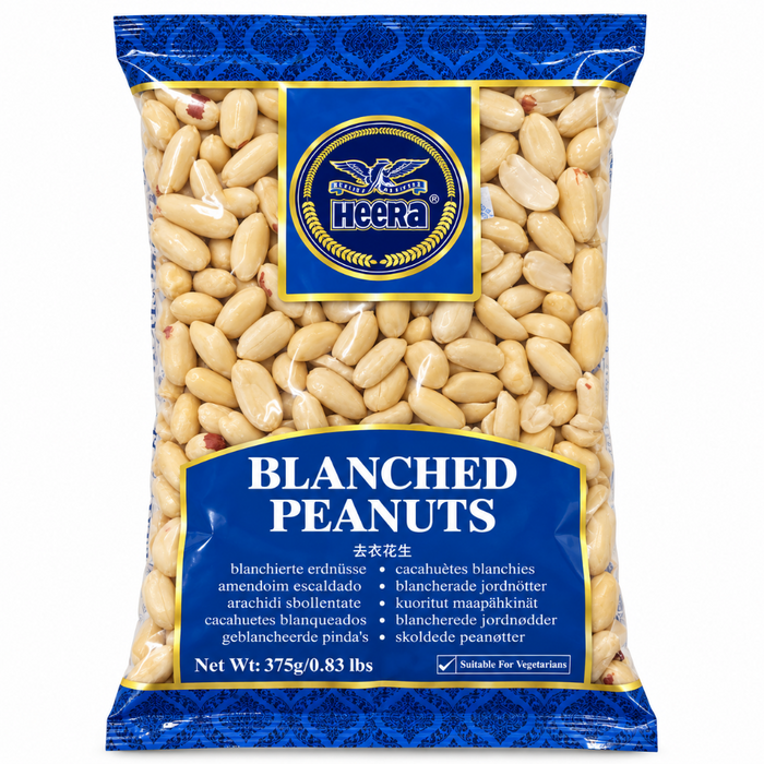 Heera Blanched (White) Peanuts 375gm