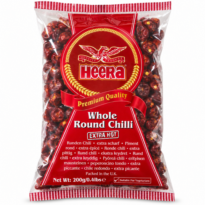 Heera Round Chillies (Whole) 200gm