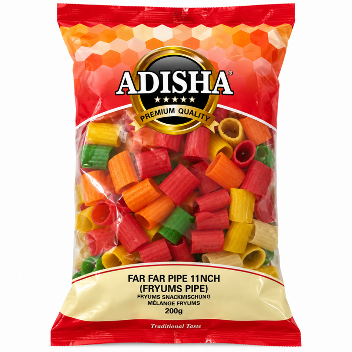 Adisha Far Far Pipe 1" (Fryums) 200gm