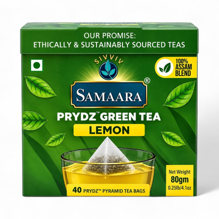 Samaara Green Tea - Lemon (40 Tea Bags) 80gm