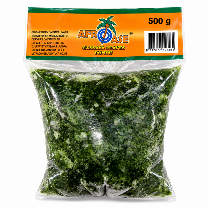 Frozen Afroase Cassava Leaves 500gm - Only Berlin Delivery