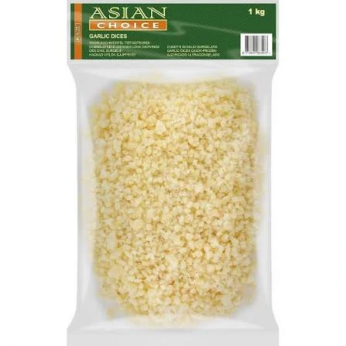 Frozen Asian Choice Frozen Garlic Dices 1kg - Only Berlin Delivery