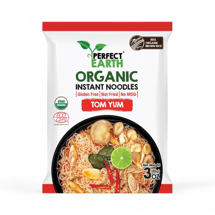 Perfect Earth Organic Instant Noodles  - Tom Yum (Gluten Free) 85gm