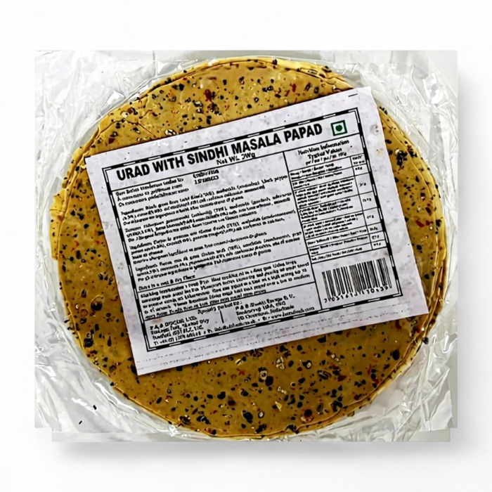 Lijjat Urad Papad - Sindhi Masala 200gm