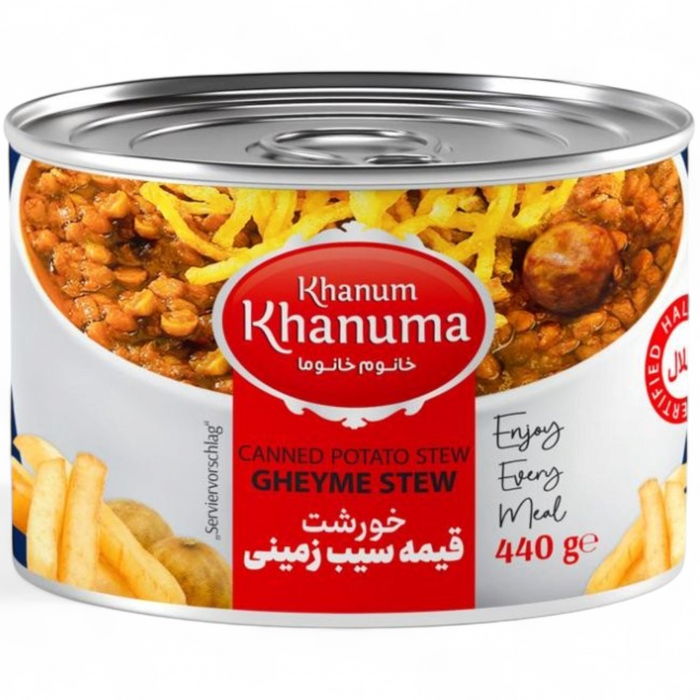 Khanum Khanuma - Gheyme Stew (Canned Potato Stew) 440gm