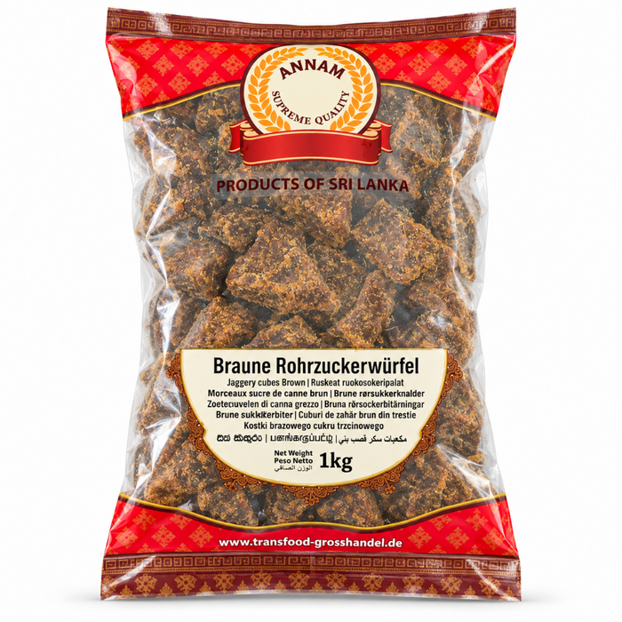 Annam Braune Zuckerwürfel 1kg