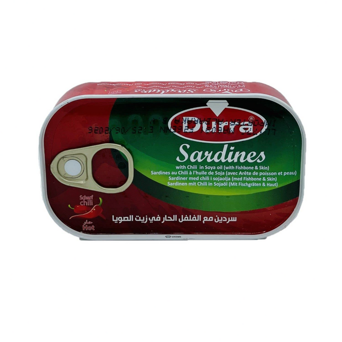Durra Sardines With Chili In Soya Oil 125gm