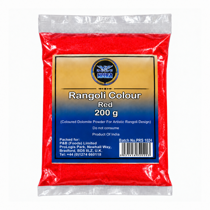 Heera Rangoli Colour - Red 200gm