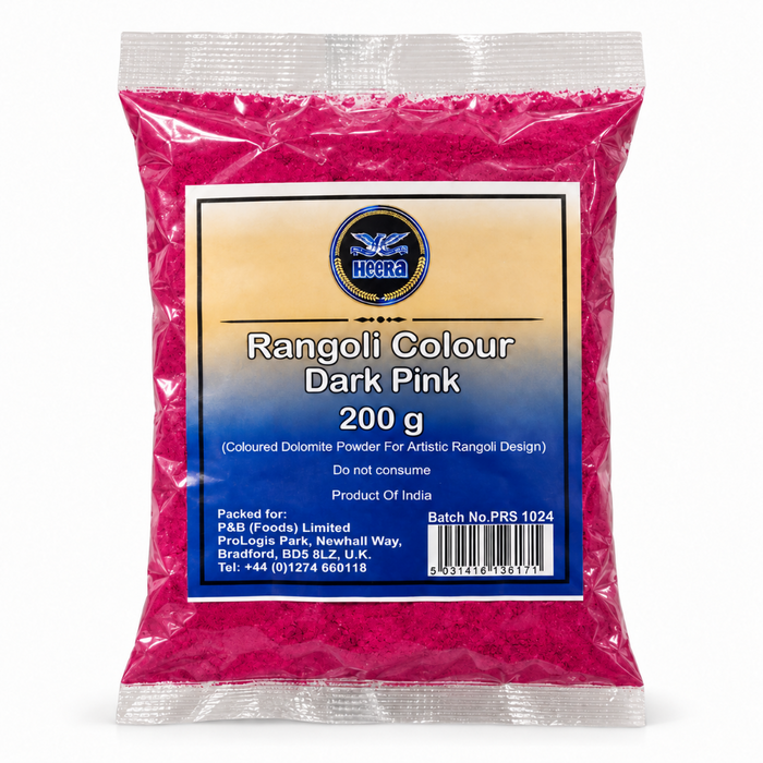 Heera Rangoli Colour - Dark Pink 200gm