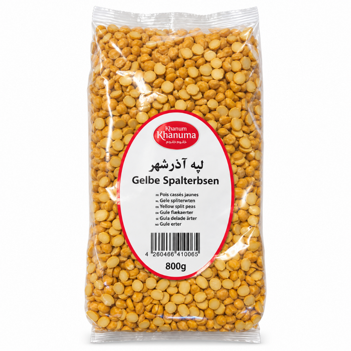Khanum Khanuma – Yellow Split Peas (Gelbe Spalterbsen) 800gm