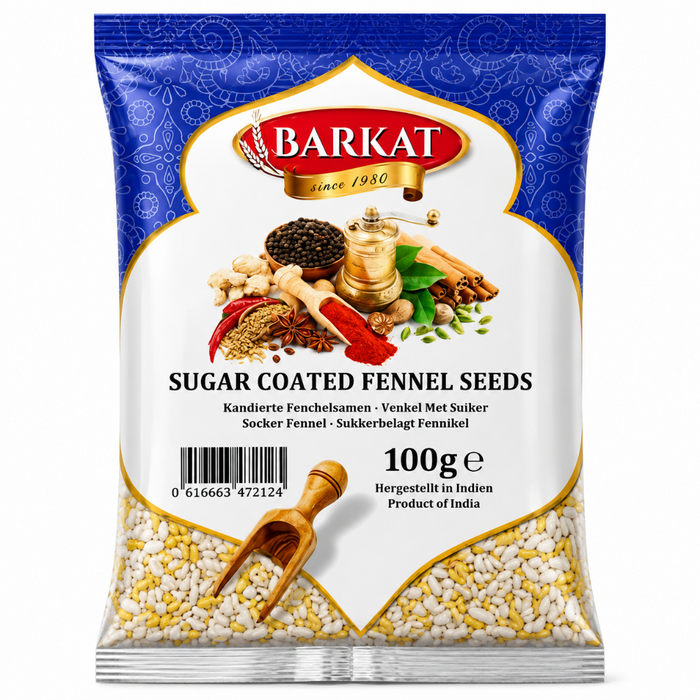 Barkat Sugar Coated Fennel Seeds 100gm
