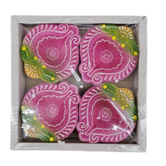 Clay Diya (Set of 4)