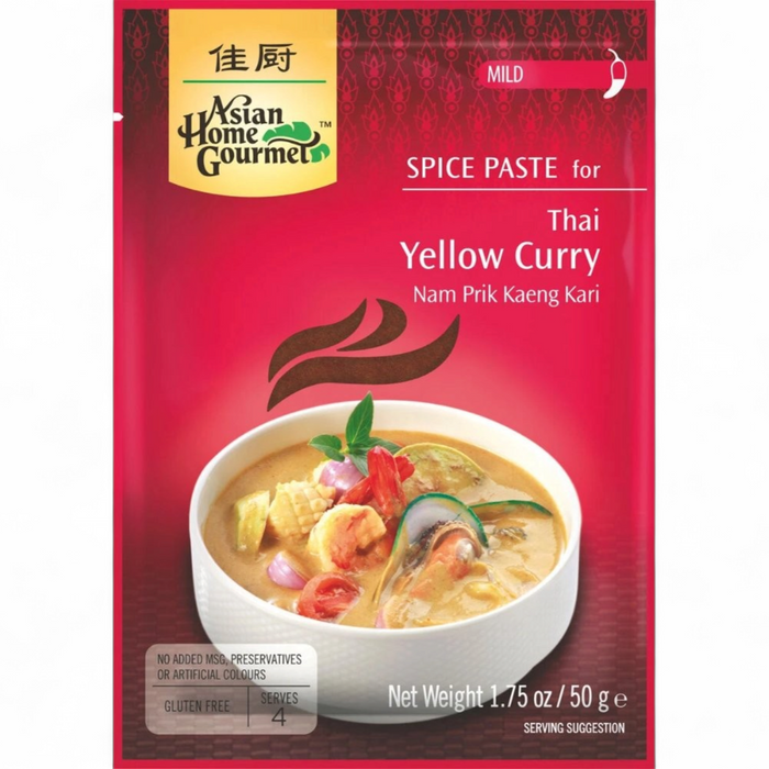 AHG Spice Paste – Thai Yellow Curry (Mild) 50gm