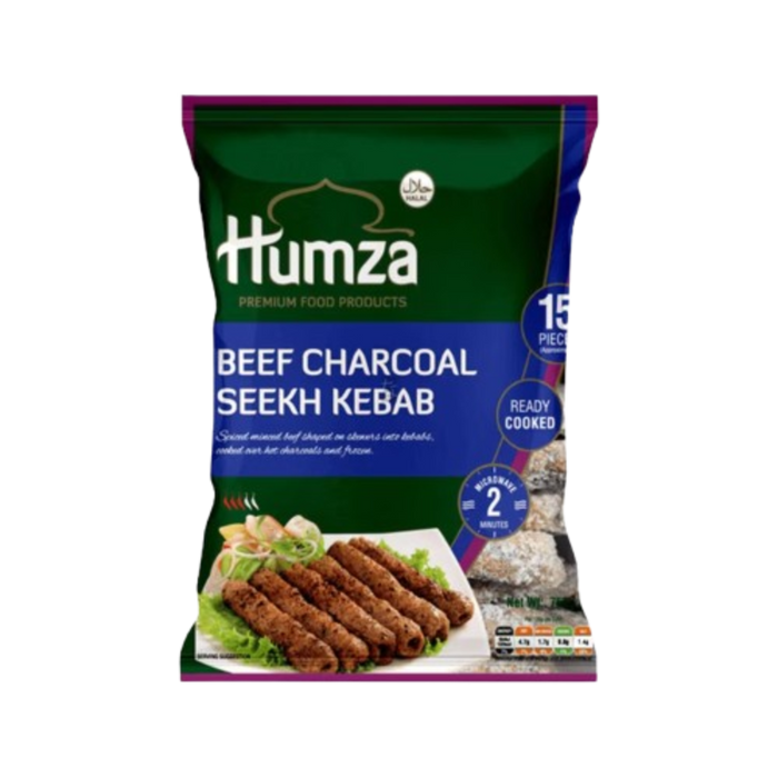 Frozen Humza Beef Charcoal Seekh Kebabs (15pcs) 750gm - Only Berlin Delivery