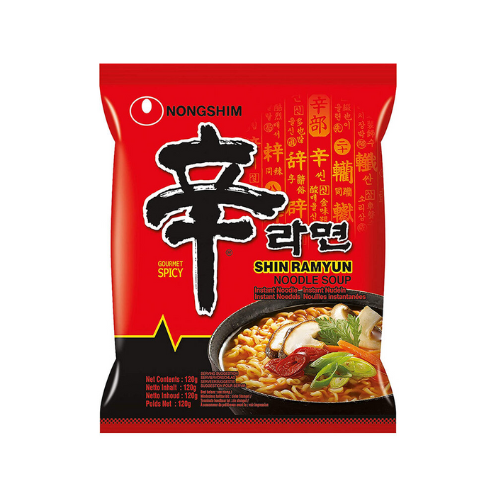 Nongshim Shin Ramyun Noodles - Gourmet Spicy 120gm