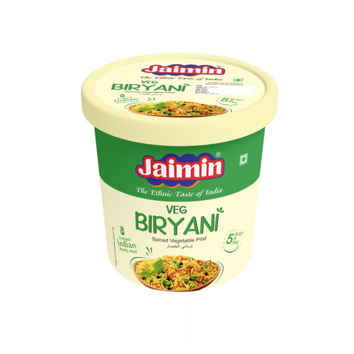 Jaimin Instant Indian Ready Meal - Veg Biryani 80gm