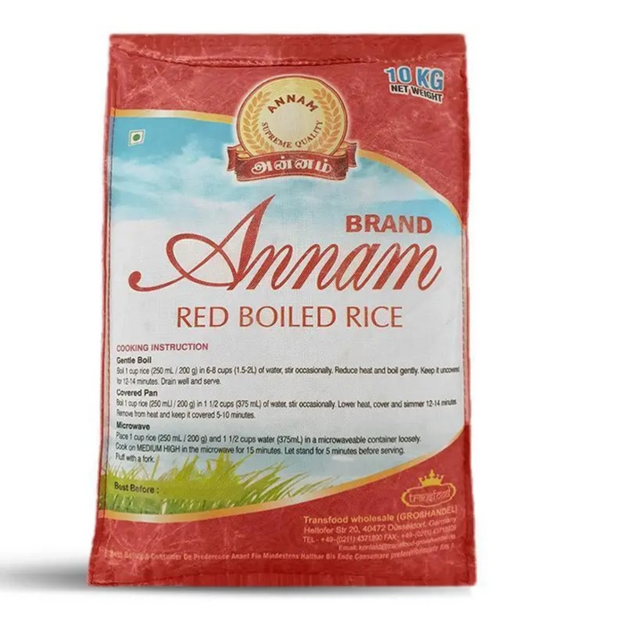 Annam Red Boiled Rice 10kg - BBE: 05.2028 (Only 1 per Order)