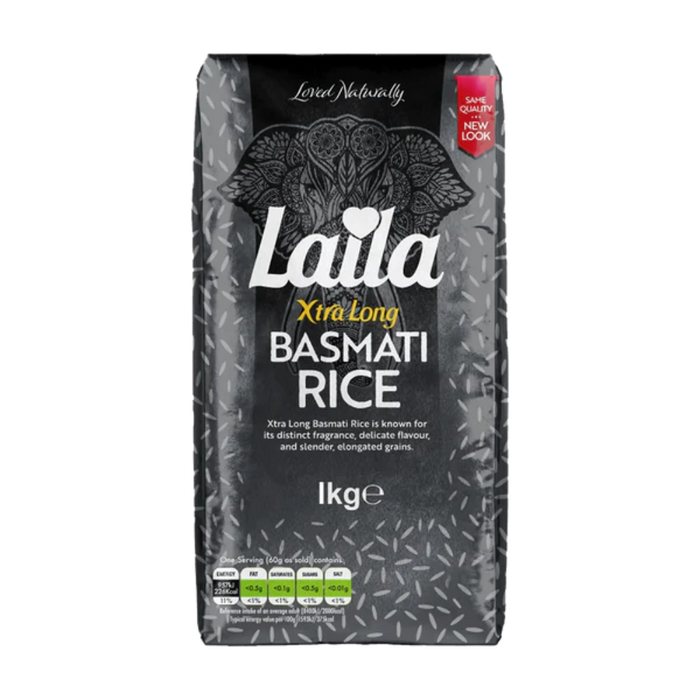 Laila Xtra Long Basmati Rice 1kg