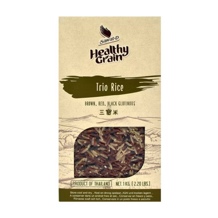 Sawat D - Trio (Brown, Red & Glutinous) Rice 1kg