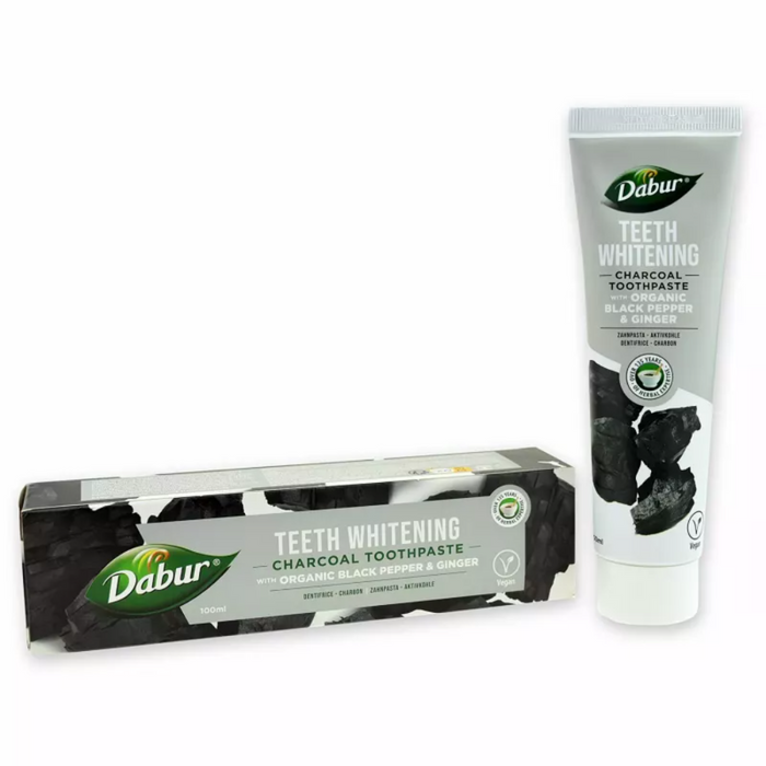 Dabur Teeth Whitening Toothpaste - Charcoal 100gm