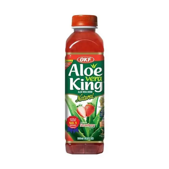 OKF Aloe Vera Drink - Strawberry 500ml