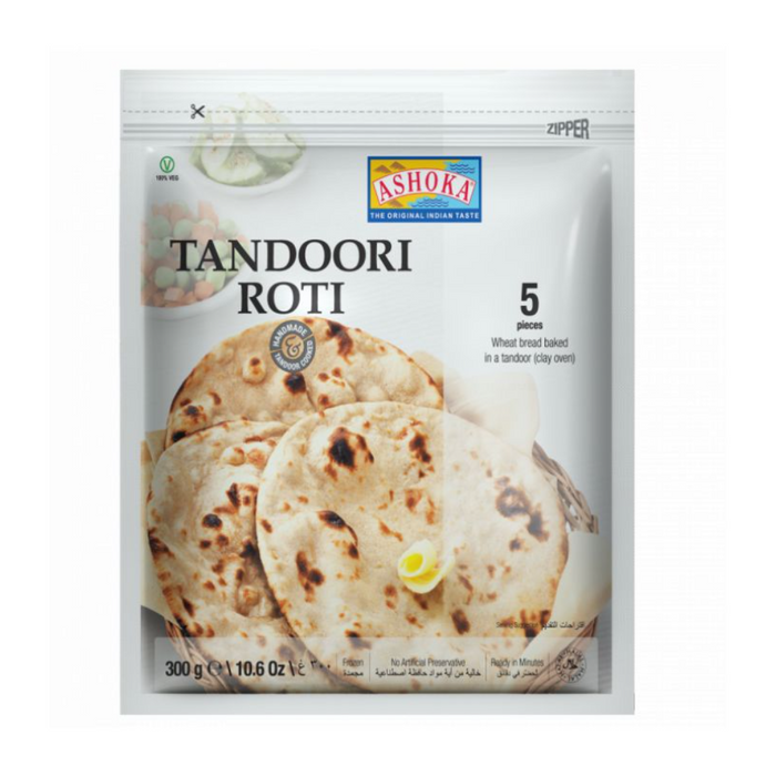 Frozen Ashoka Tandoori Roti (5pcs) 300gm - Only Berlin Delivery (Choose your Quantity)