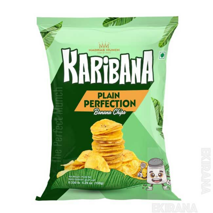Karibana Plantain Chips- Plain Perfection 150gm
