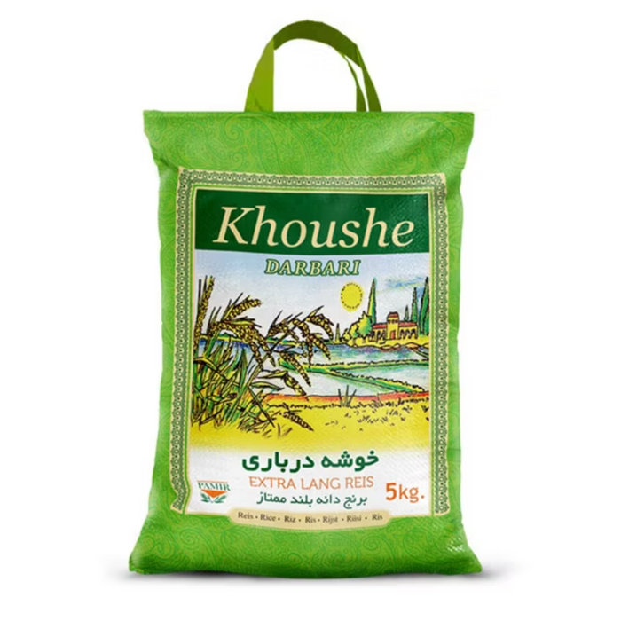 Khoushe Darbari Extra Long Basmati Rice 5kg (Only 1 per Order)
