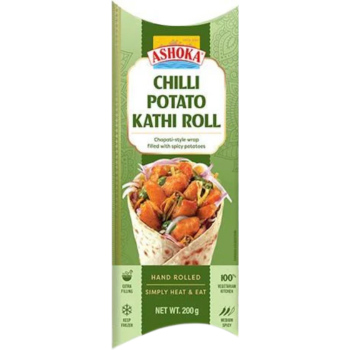 Frozen Ashoka Kathi Roll - Chilli Potato 200gm - Only Berlin Delivery