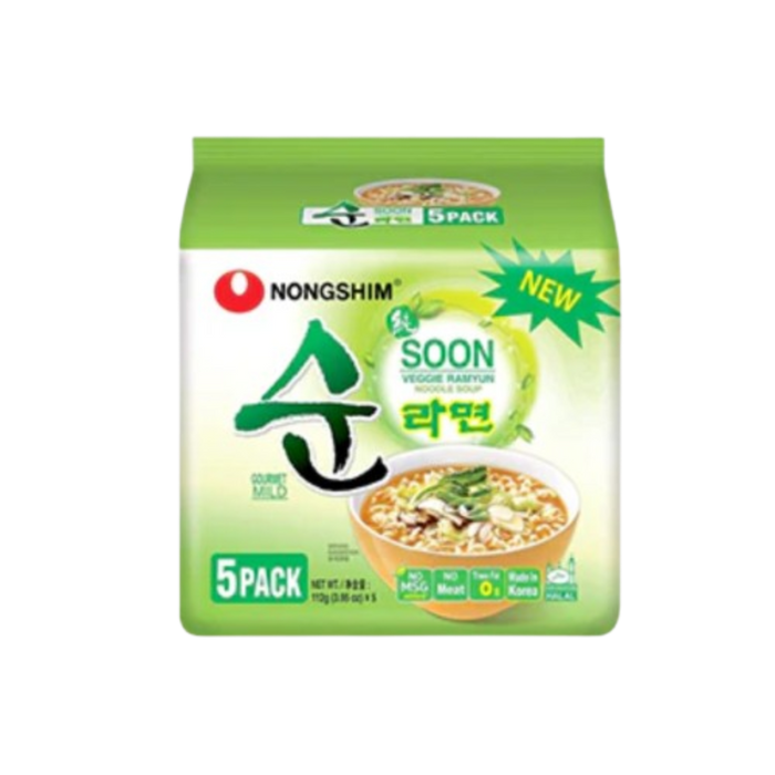 Nongshim Instant Noodles - Veggie Soon Ramyun 560gm