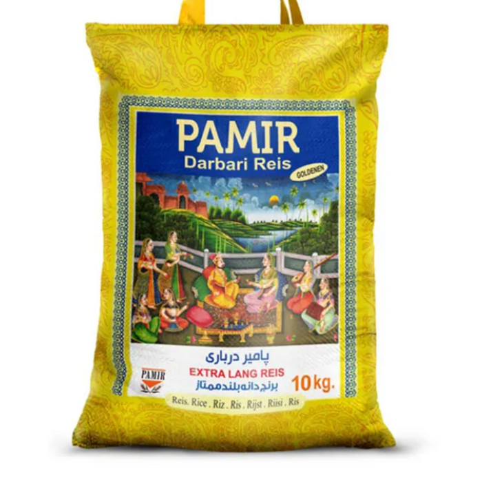 Pamir Darbari Extra Long Basmati Rice 10kg - BBE: 12.2028 (Only 1 per Order)