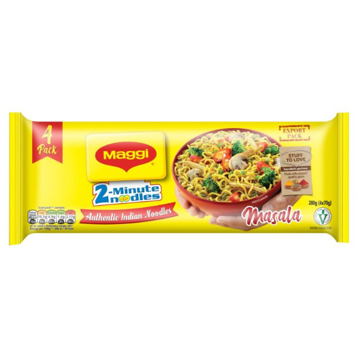 Maggi Instant Masala Noodles (4 Pack) 280gm