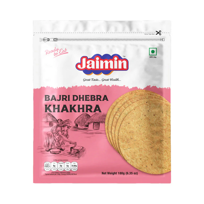 Jaimin - Bajri Dhebra Khakhra 180gm