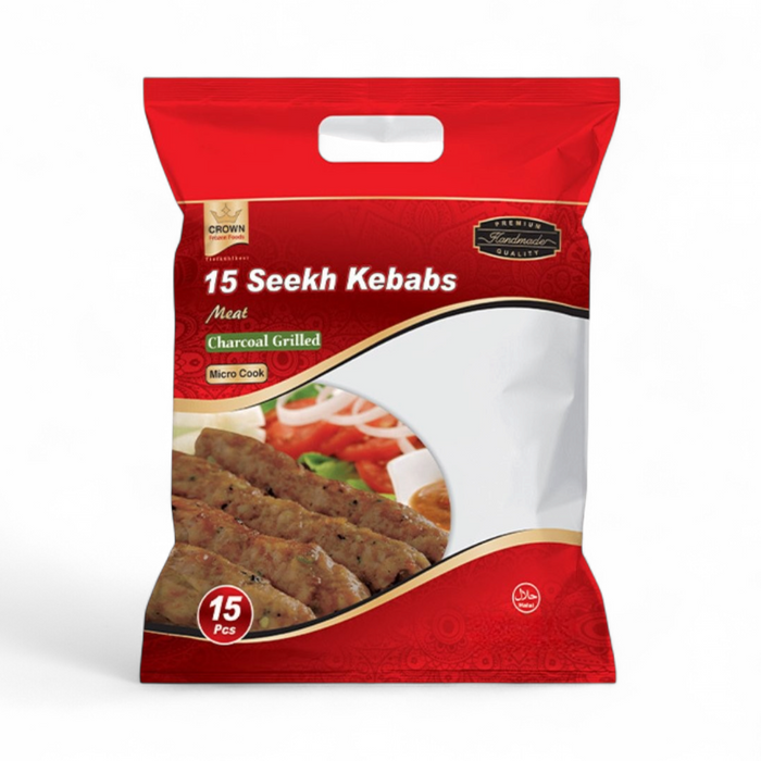 Gefrorenes Crown Meat Seekh Kebab (15 Stück) 900 g – Nur Lieferung nach Berlin