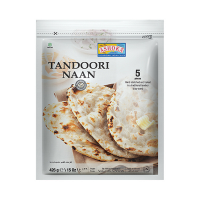 Frozen Ashoka Tandoori Naan (5pcs) 426gm - Only Berlin Delivery (Choose your Quantity)