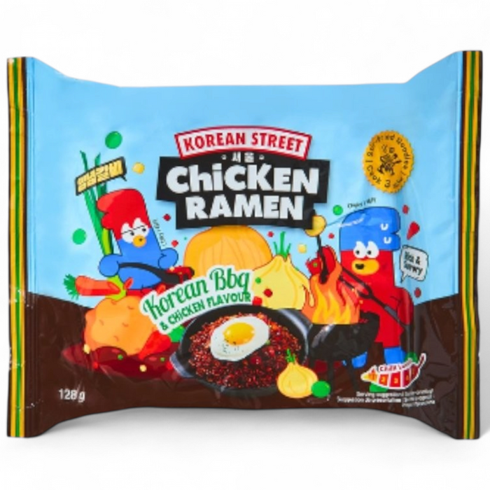 Korean Street Chicken Ramen - Korean BBQ & Chicken Flavour 128gm