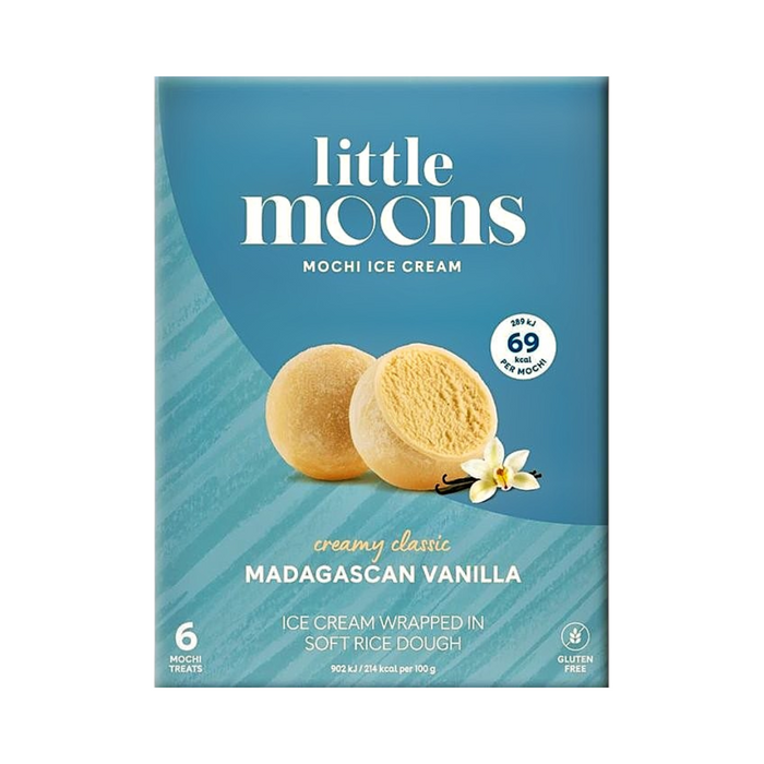 Frozen Little Moons Ice Cream - Madagascan Vanilla 192gm (Only Berlin Delivery)