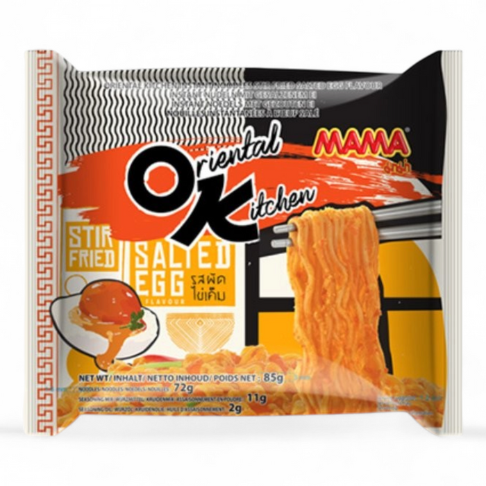 Mama Oriental Kitchen Noodles - Salted Egg (Stir-Fried) 85gm