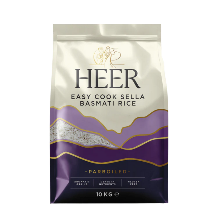 Heer Easy Cook Sella Basmati Rice -10kg