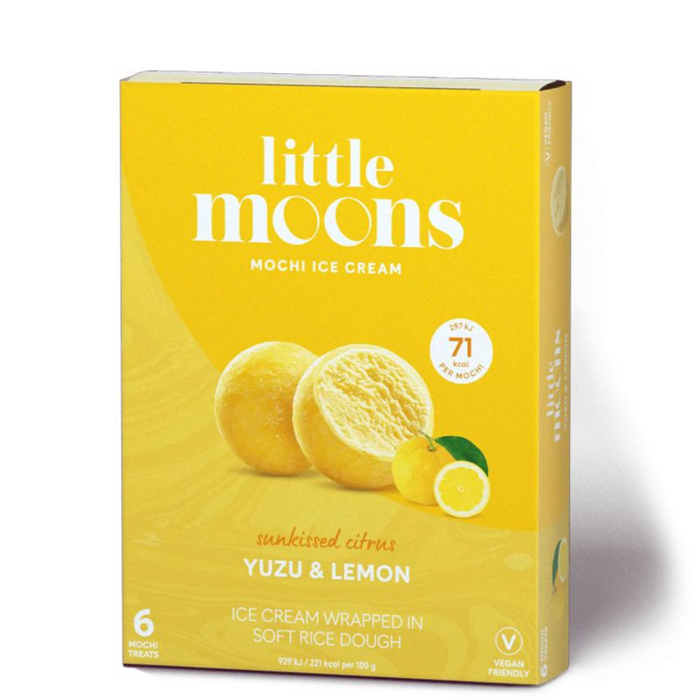 Frozen Little Moons Mochi Ice Cream - Yuzu & Lemon 192gm - Only Berlin Delivery
