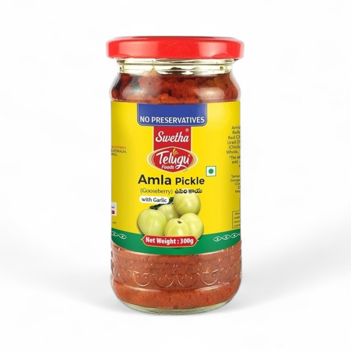 Swetha Telugu Foods - Amla (Gooseberry) Pickle 300gm